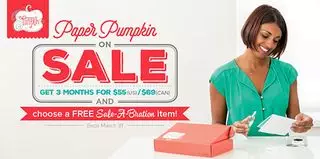 Paper Pumpkin SAB sale