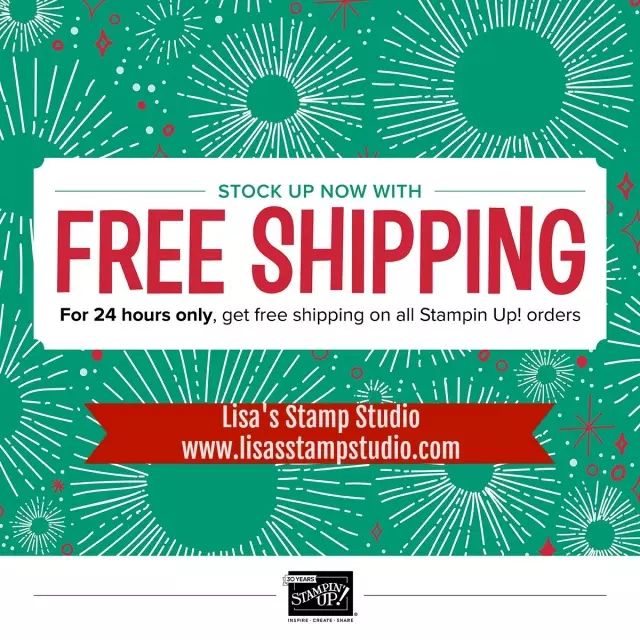 Enjoy free shipping on everything and anything! Lisa's Stamp Studio offers an additional VIP gift for $50 orders. Stampin' Up!