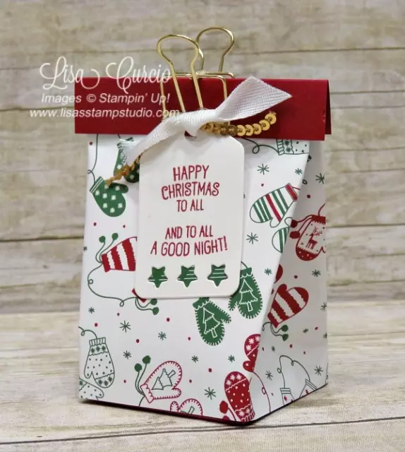 Mini Box in a Bag is the perfect packaging for treats or gifts for showers, weddings, parties and holidays. Stampin' Up!