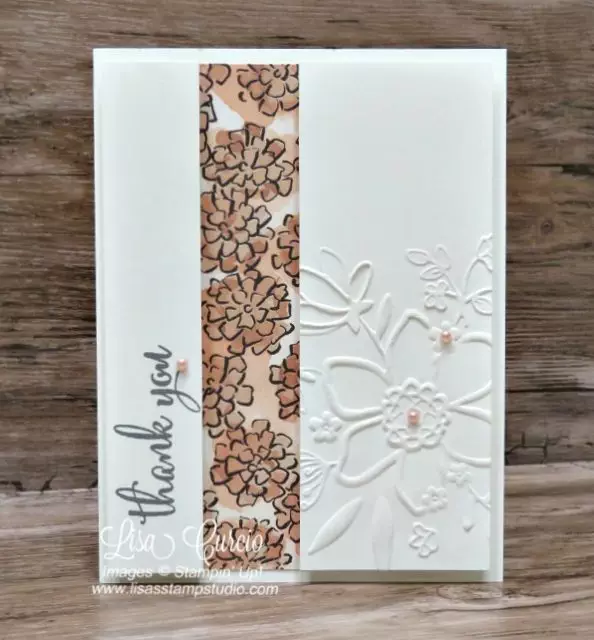 Video tutorial! Love What You Do Split Panel Thank You Card. Stampin' Up!