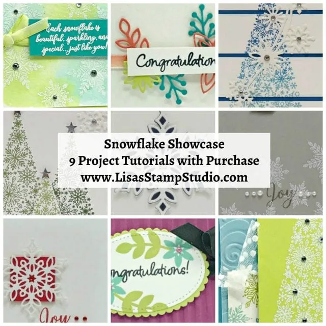 How to Make a Die Cut Snowflake Card Lisa's Stamp Studio