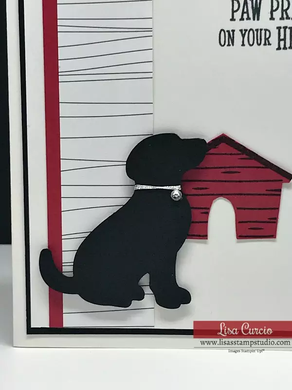 Black-Dog-with-Silver-Collar-Adorned-With-Rhinestone-Handmade-Greeting-Card