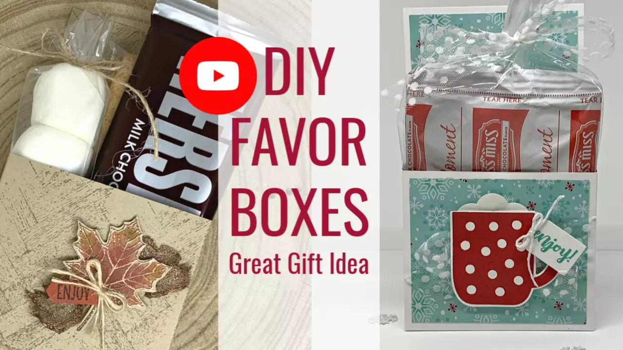 How to Make Favor Boxes That Are Great Gift Ideas - Lisa's Stamp Studio