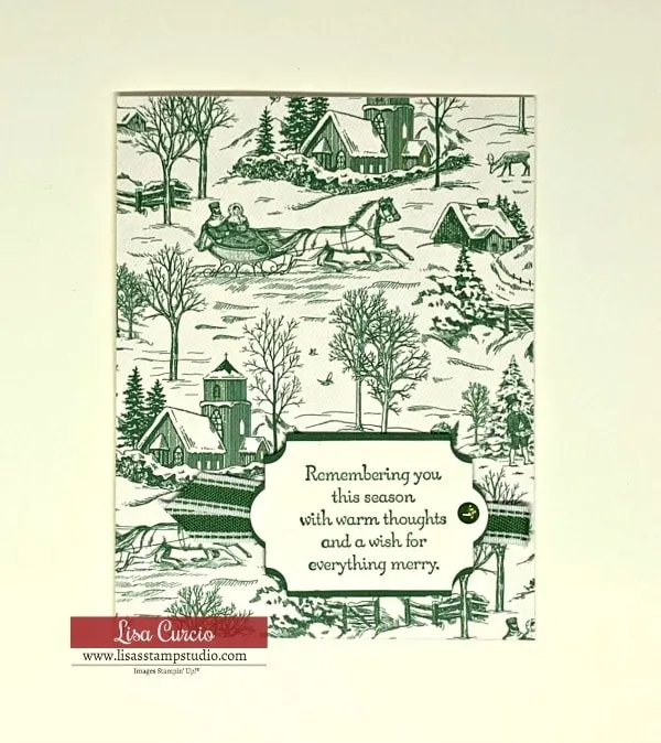 How to Make the Quickest Christmas Cards Ever! Lisa's Stamp Studio