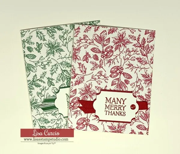 How to Make the Quickest Christmas Cards Ever! Lisa's Stamp Studio