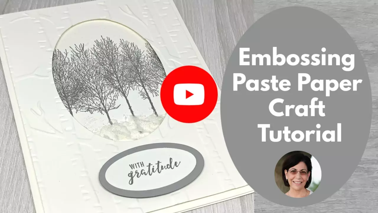 Embossing-Paste or Embossing-Paste-Technique