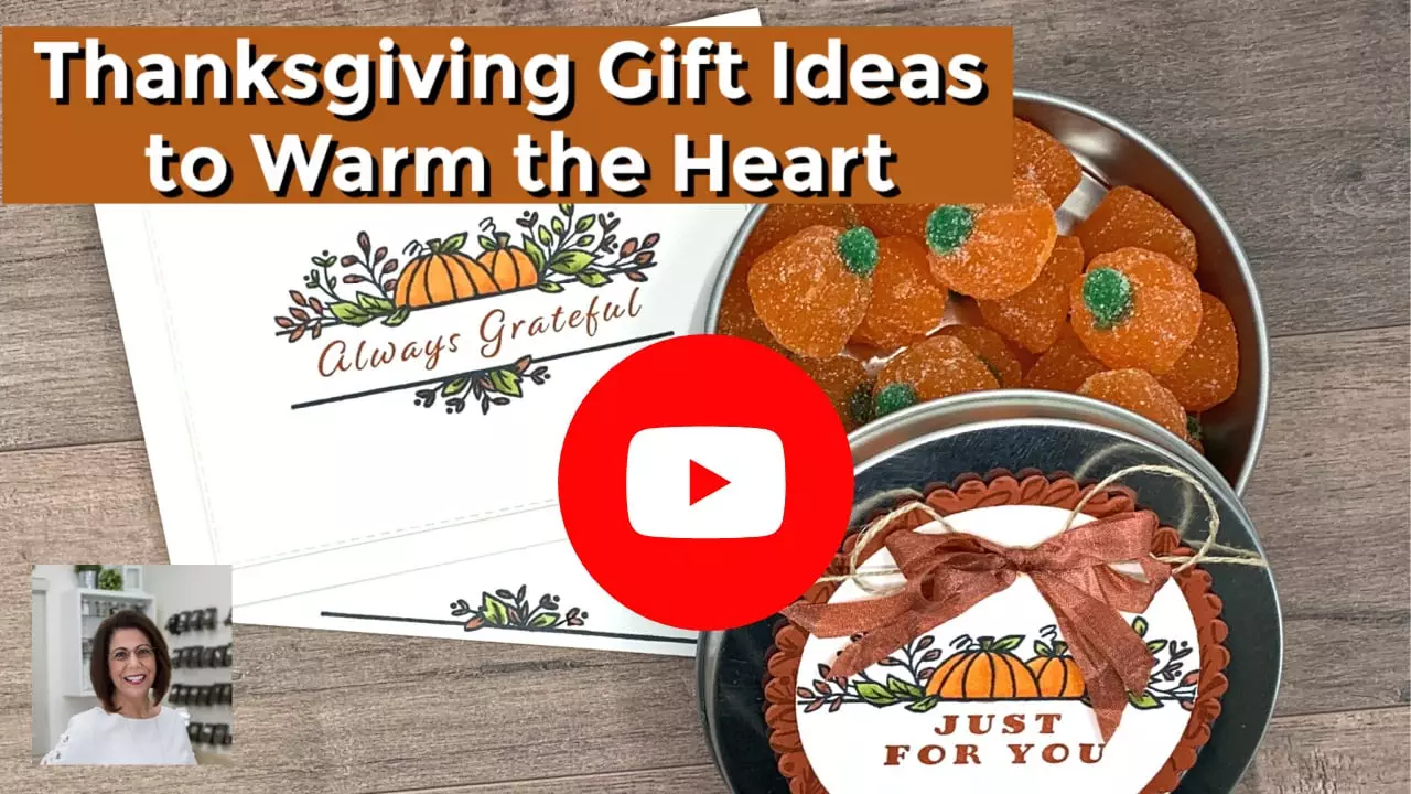 Thanksgiving gift ideas to warm the heart in this video tutorial