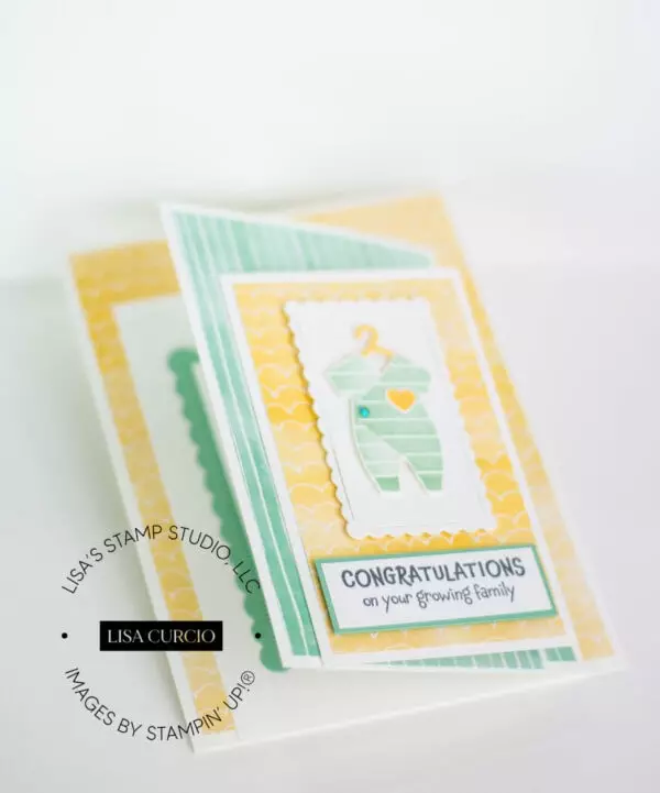 Make an Incredible Handmade Baby Card | New Full Size Z Fold