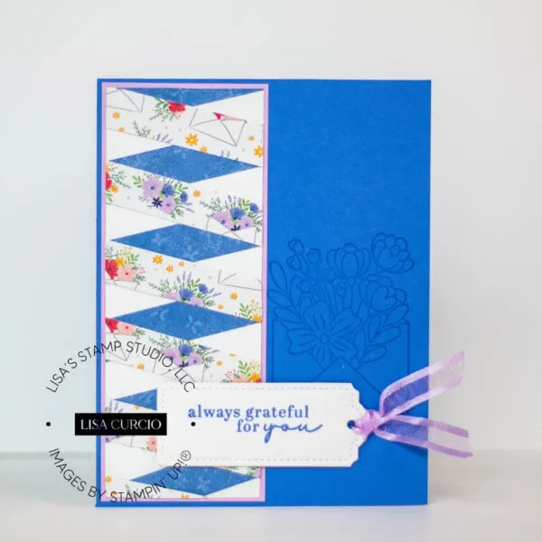 Use Designer Paper Scraps to Create Twisted Ribbon Cards Lisa Curcio
