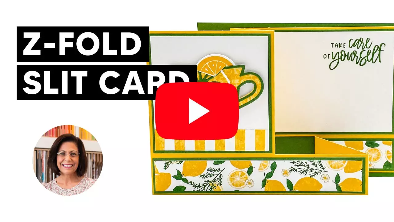 Make A Beautiful Handmade Christmas Card with a Z-Fold Slit