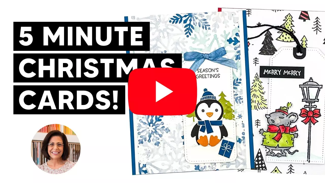 5 minute christmas cards