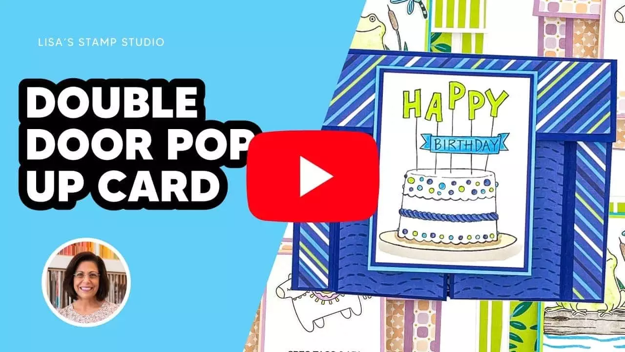 Surprise & Delight with this Double Door Pop Up Birthday Card