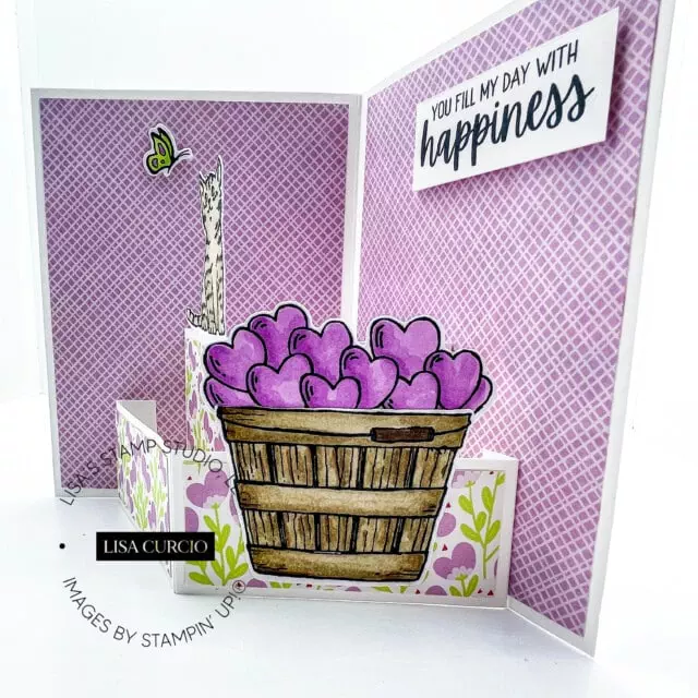 DIY Pop Up Balcony Card With a Cool 3D Effect - Lisa's Stamp Studio