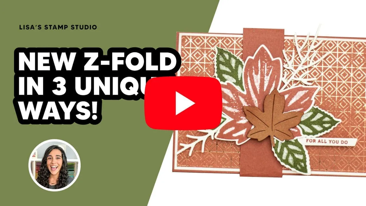 Make These Fun New ZFold Card Sizes in 3 Different Ways! Lisa's