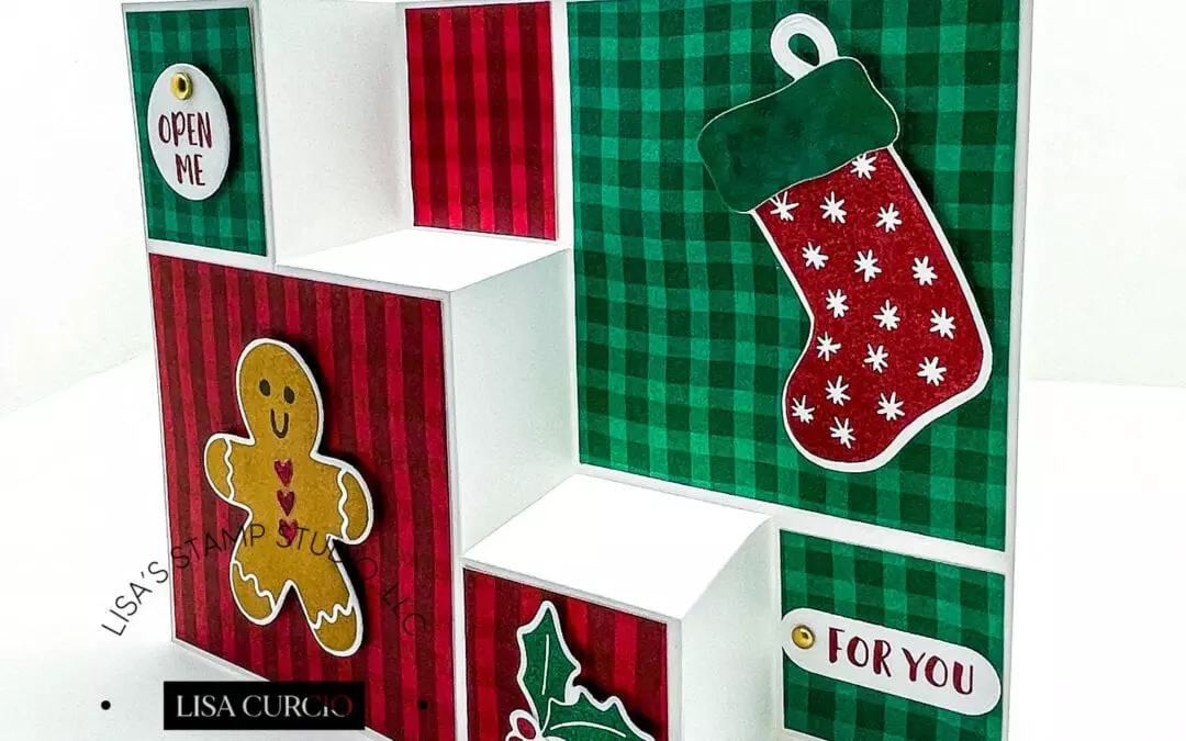 Make a Christmas Step Card That Pops Out Above the Rest
