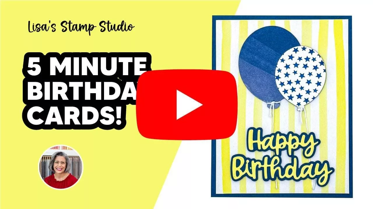 Use Designer Paper to Make Easy 5 Minute Birthday Cards with Stampin ...