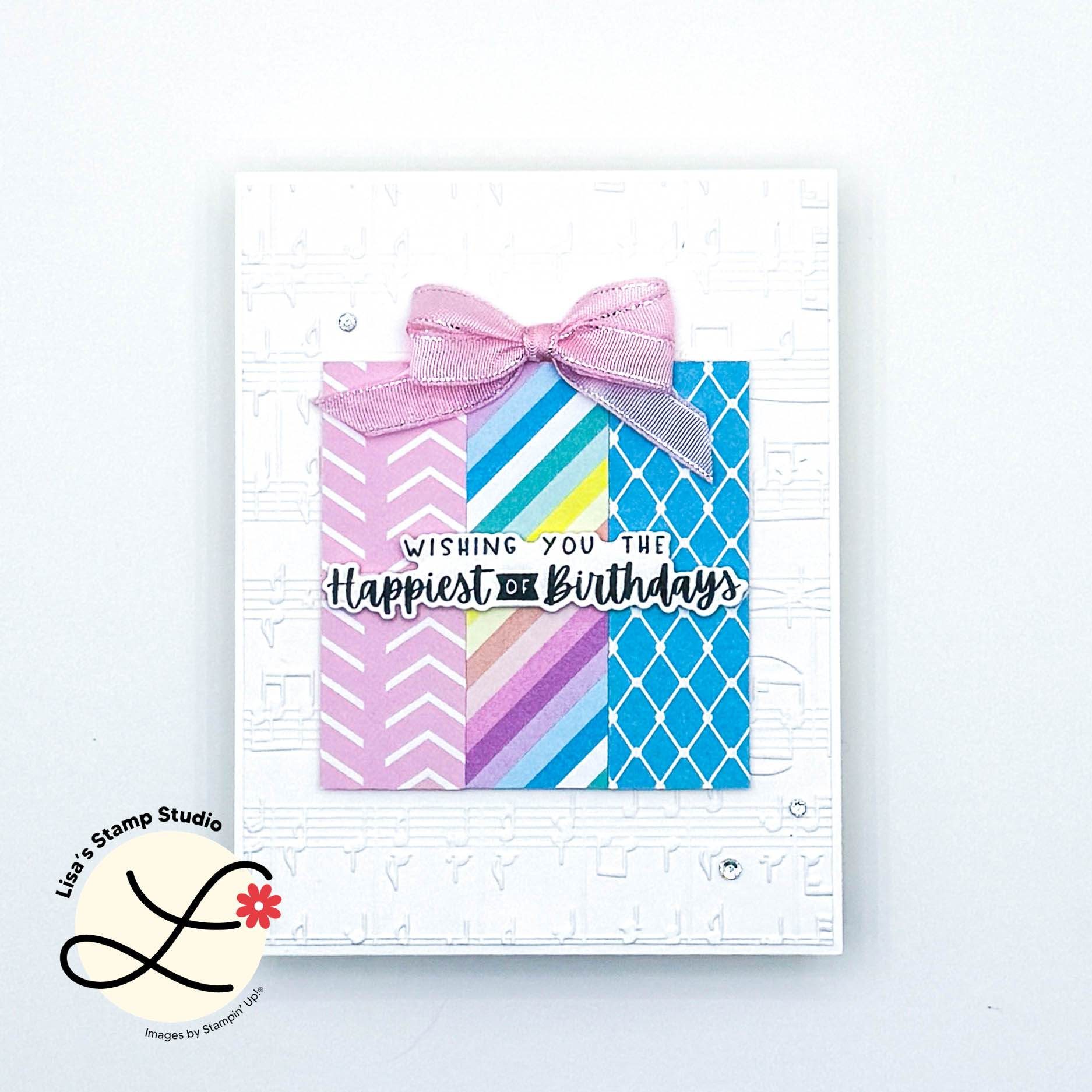 Use Designer Paper to Make Easy 5 Minute Birthday Cards