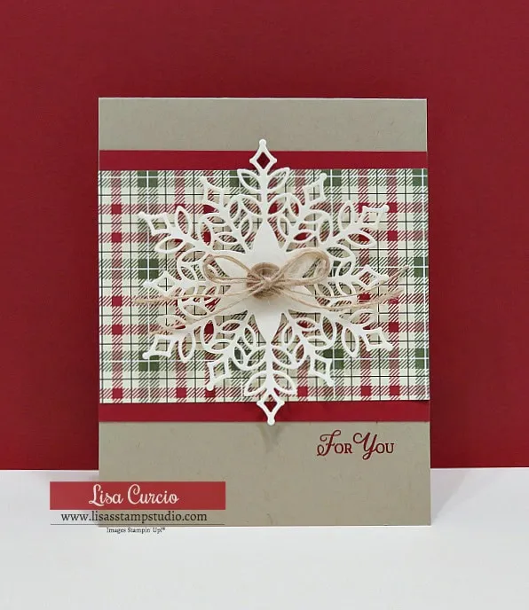 How to Make a Die Cut Snowflake Card Lisa's Stamp Studio