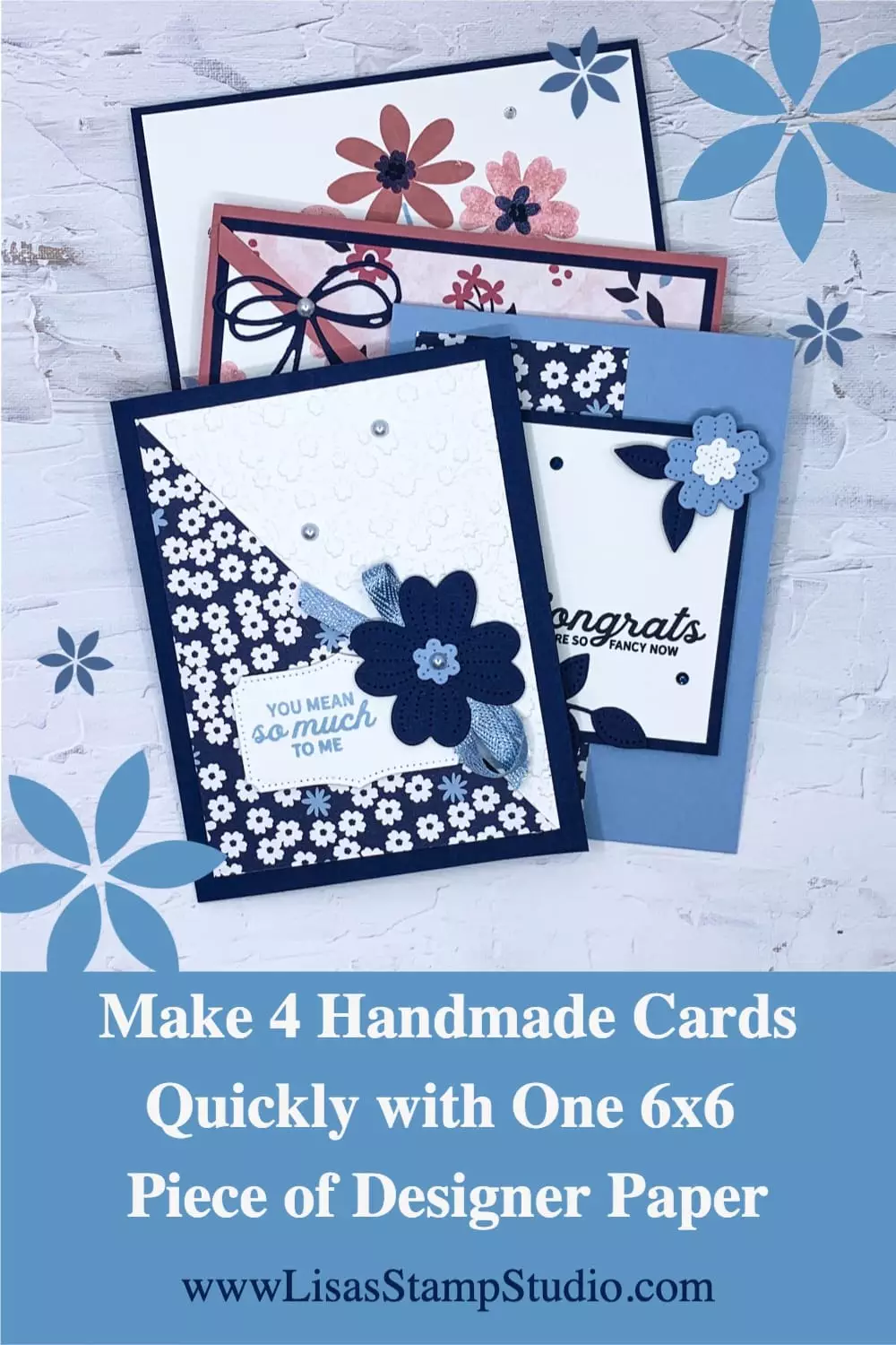 Make 4 Handmade Cards Quickly! An Irresistible One Sheet Wonder