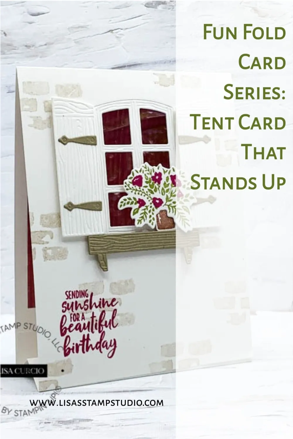 Tent Card Tutorial that is Sophisticated Card Making in 30 Minutes