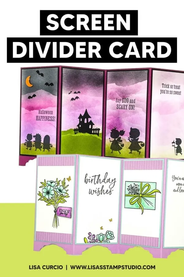 Create This Accordion Fun Fold Panel Card | DIY Screen Divider Card