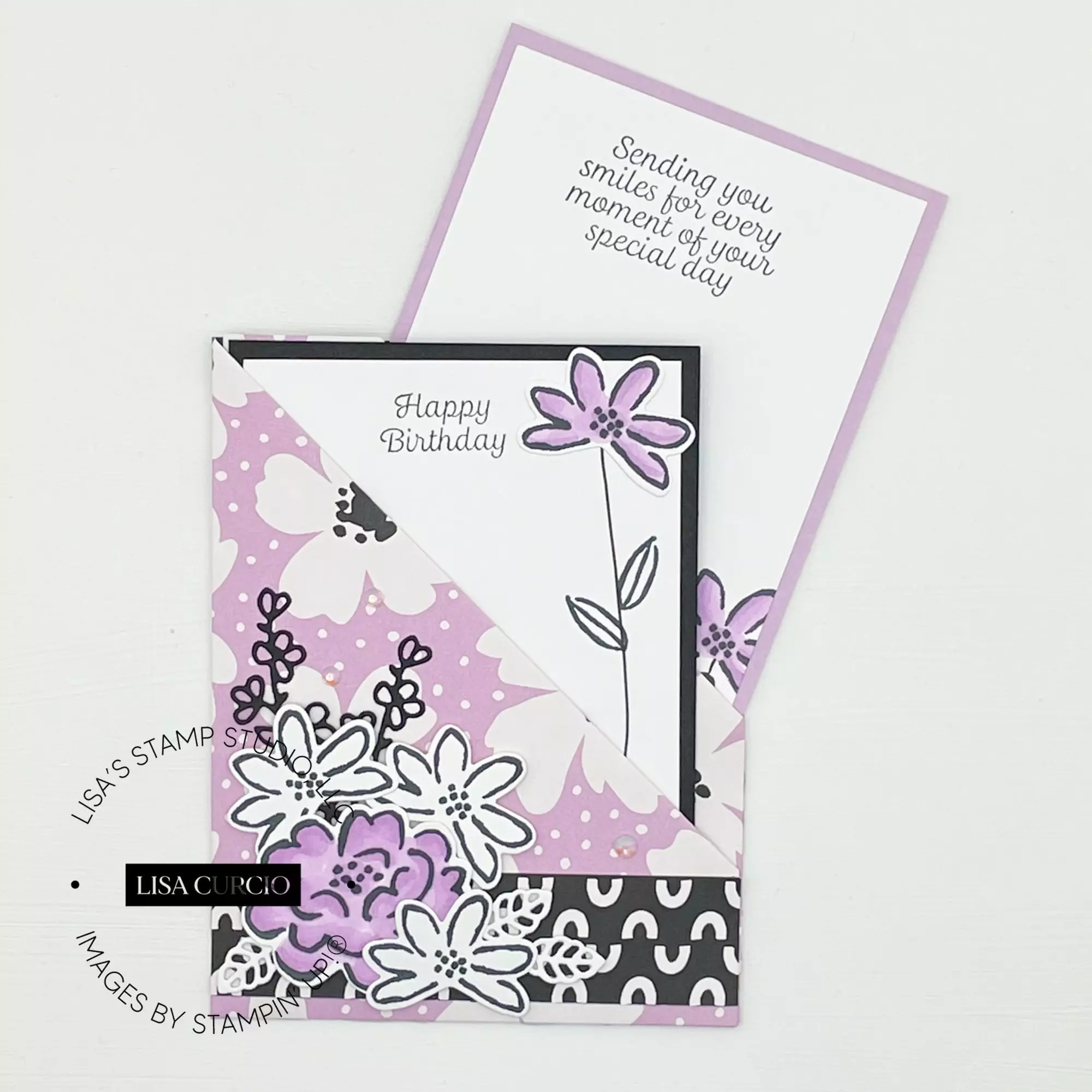 How to Make 3 Different Birthday Pocket Cards Using Designer Paper